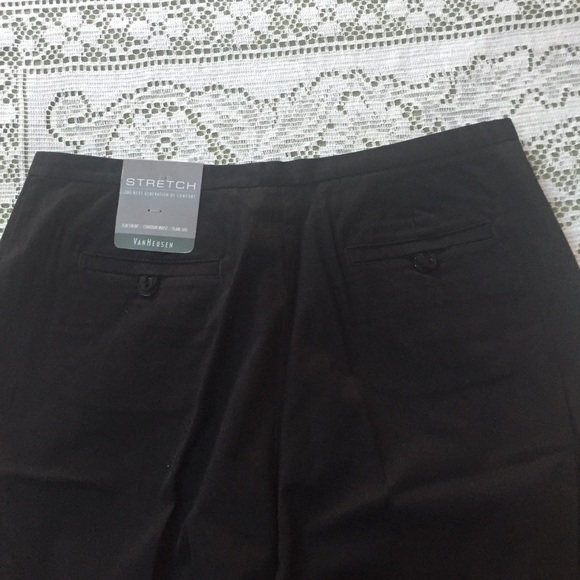 NWT Van Heusen Flare Leg Contour Waist Mid-Rise Stretch Pants Sz 8 - Picture 5 of 11